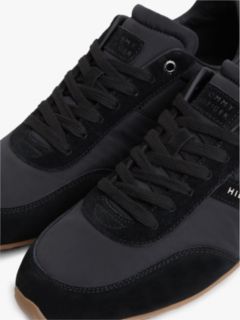 Textile Low Profile Trainers — Black 6