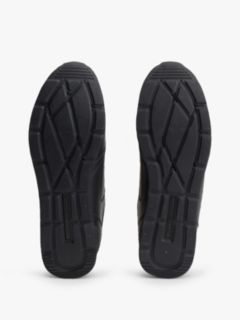 Logo Lightweight Trainers With Leather — Black 5