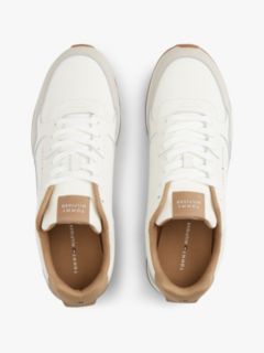 Logo Lightweight Trainers With Leather — Multi 3