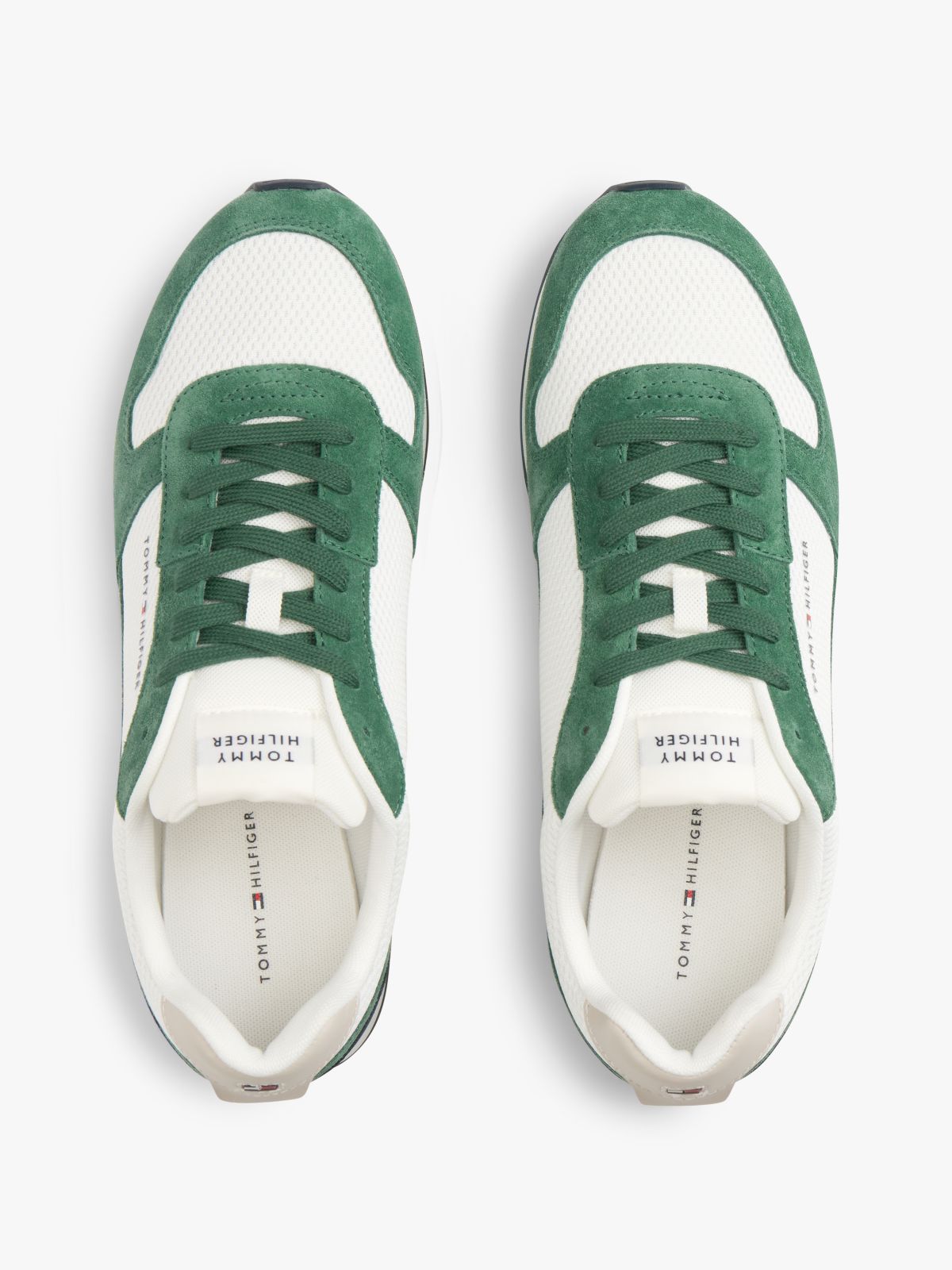 Suede Lightweight Mesh Trainers — Multi