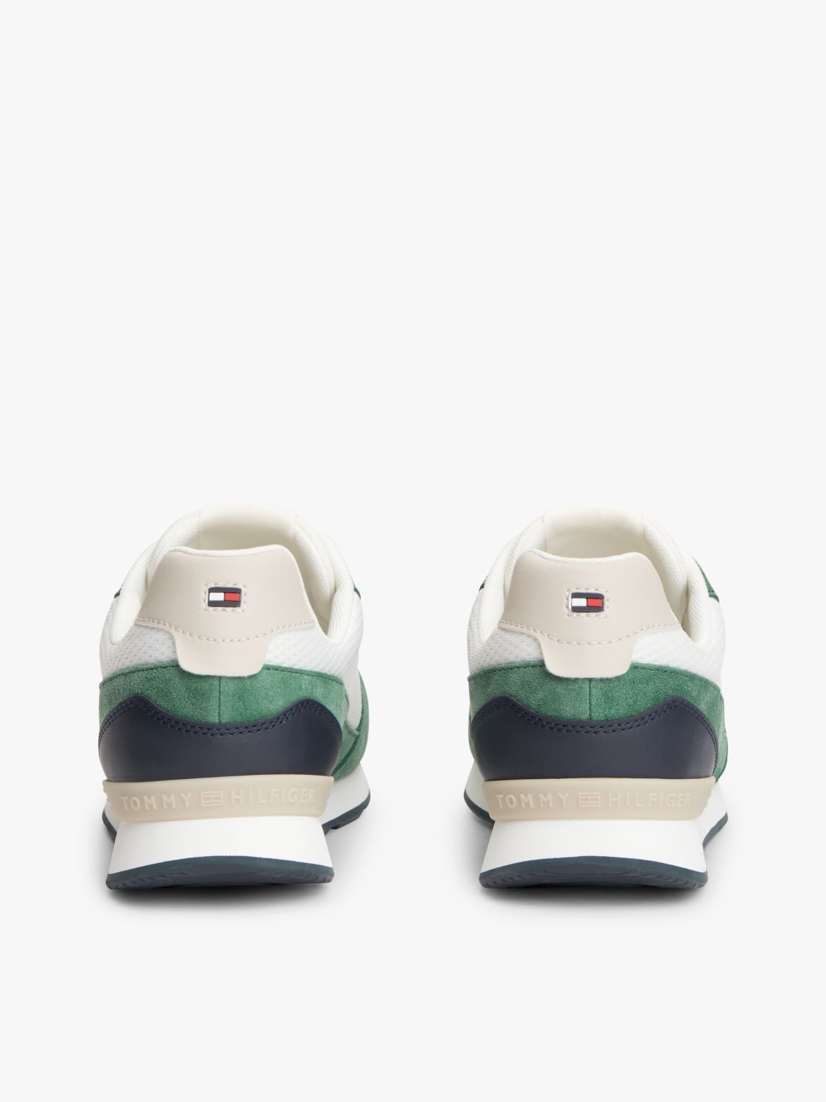 Suede Lightweight Mesh Trainers — Multi