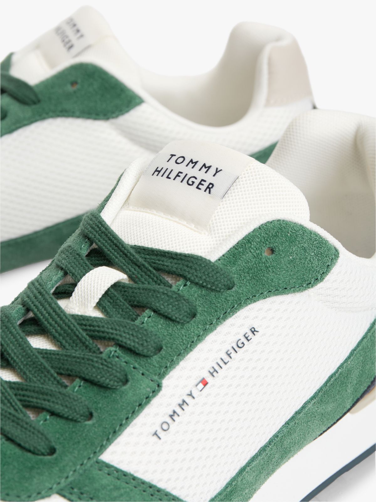 Suede Lightweight Mesh Trainers — Multi