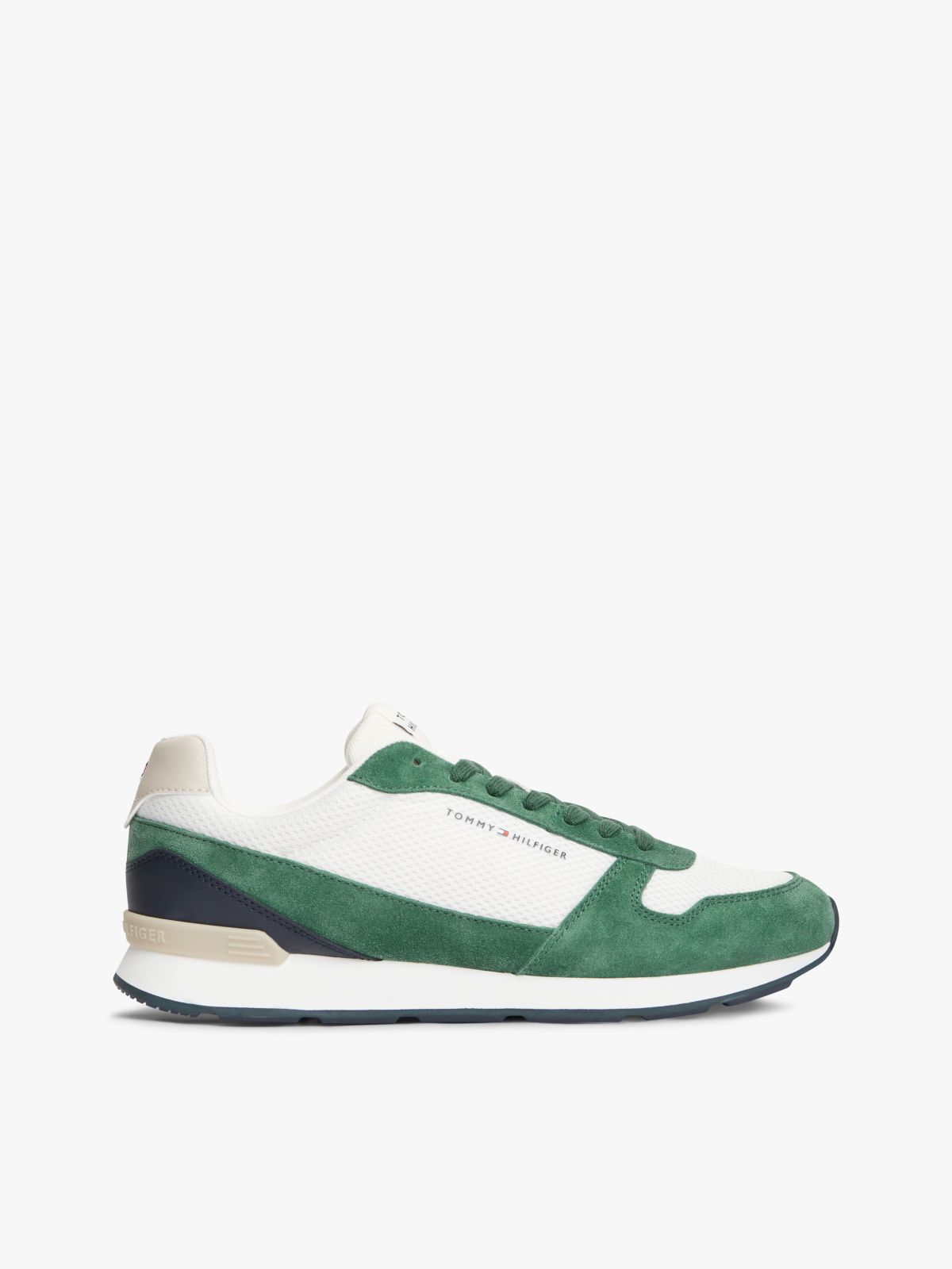 Suede Lightweight Mesh Trainers — Multi