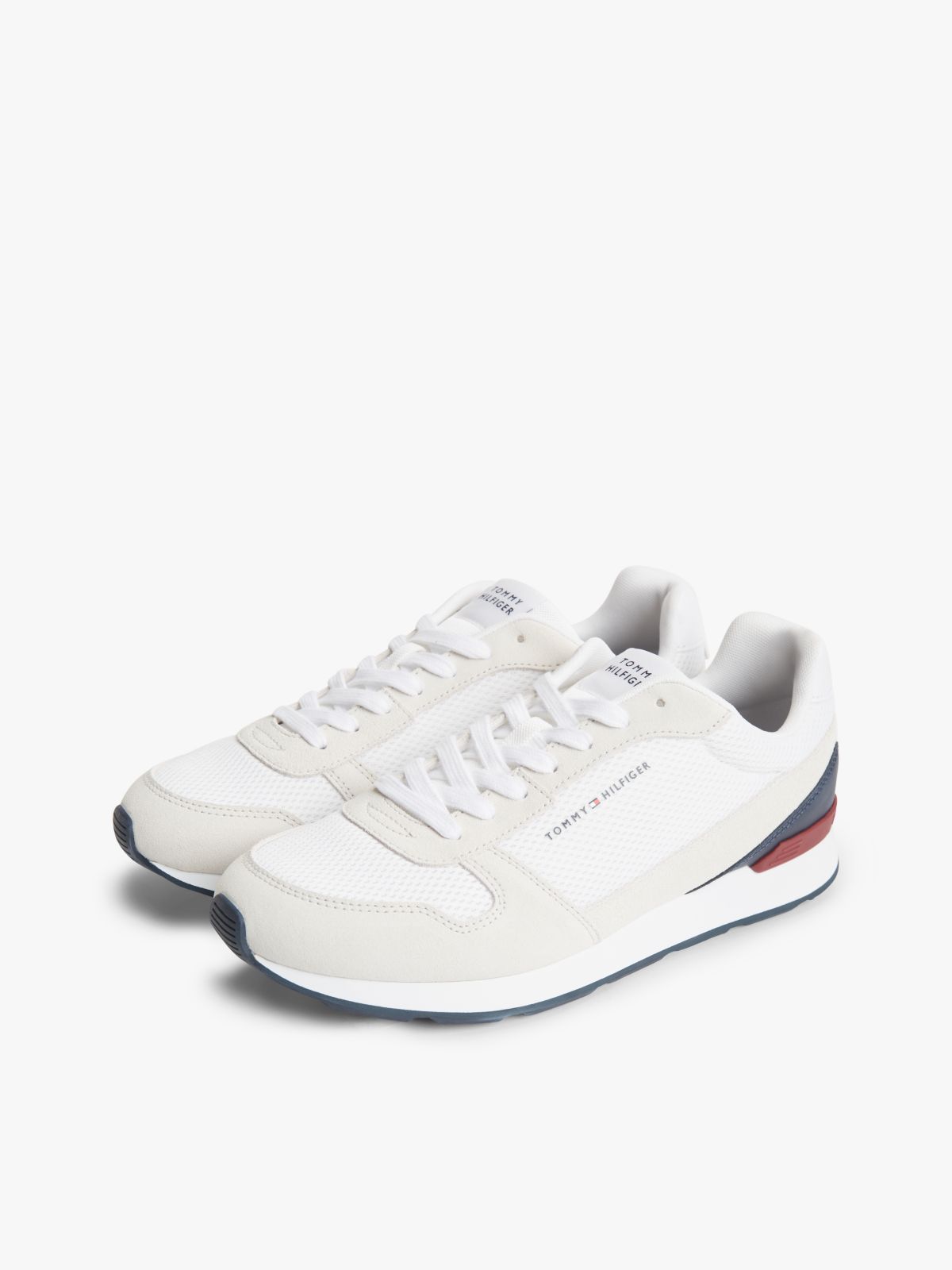 Suede Lightweight Mesh Trainers — Multi