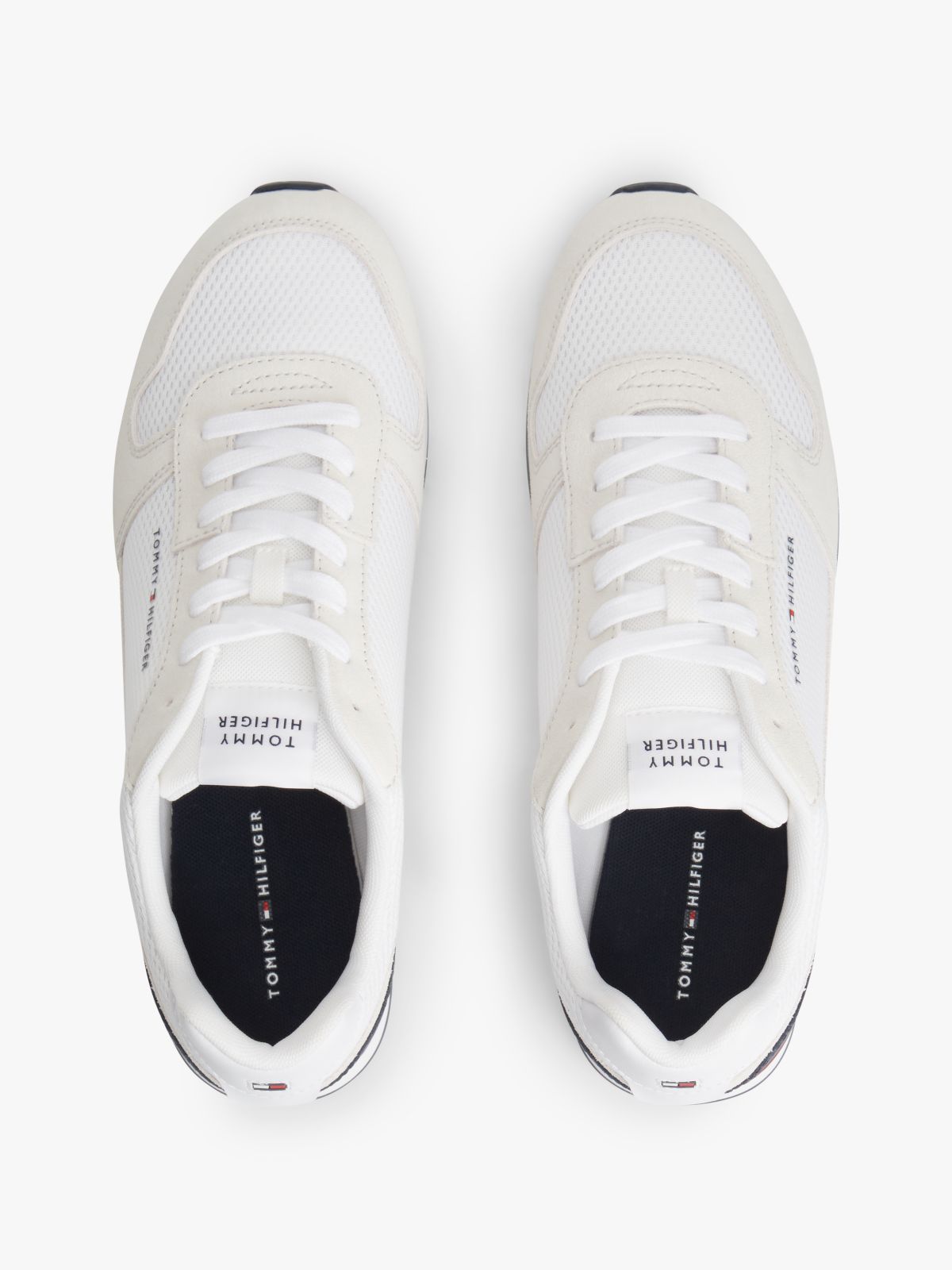 Suede Lightweight Mesh Trainers — Multi