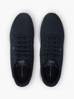 Lightweight Jacquard Knit Trainers — Blue 3