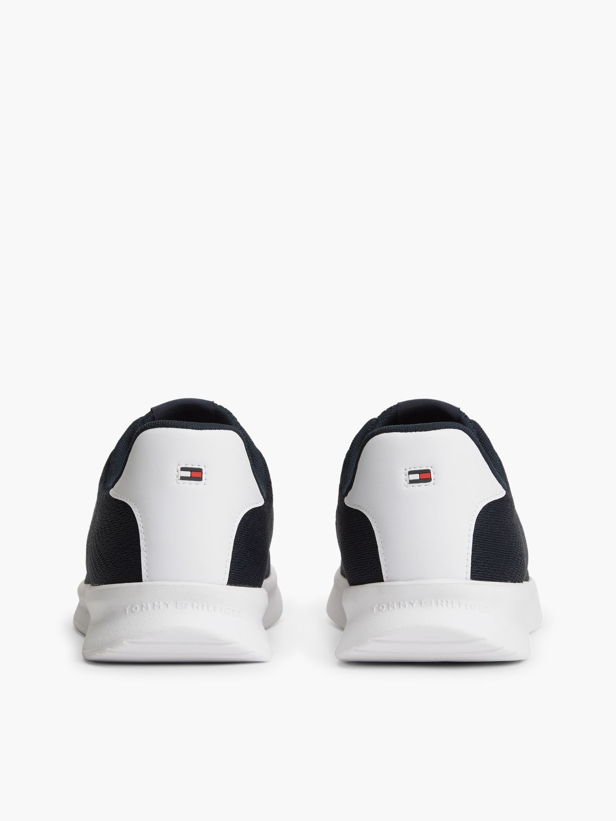 Lightweight Jacquard Knit Trainers — Blue