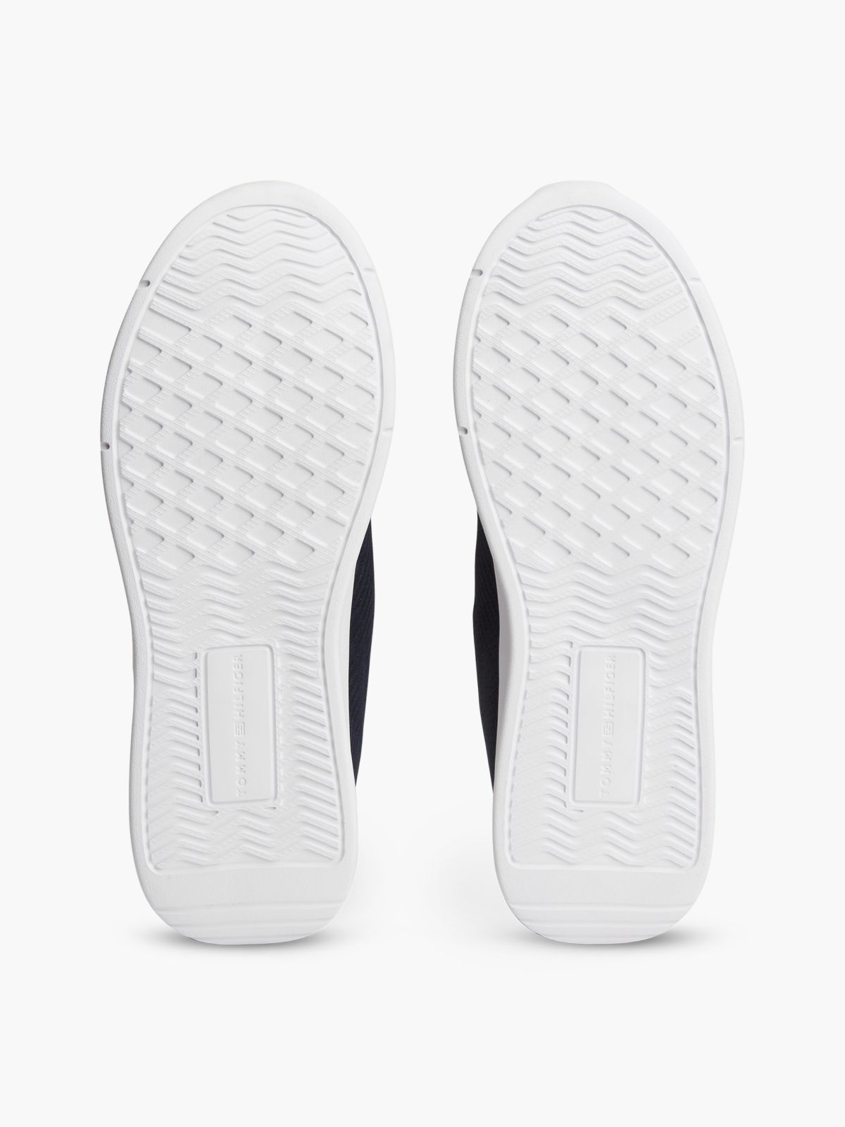 Lightweight Jacquard Knit Trainers — Blue