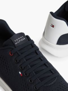 Lightweight Jacquard Knit Trainers — Blue 6