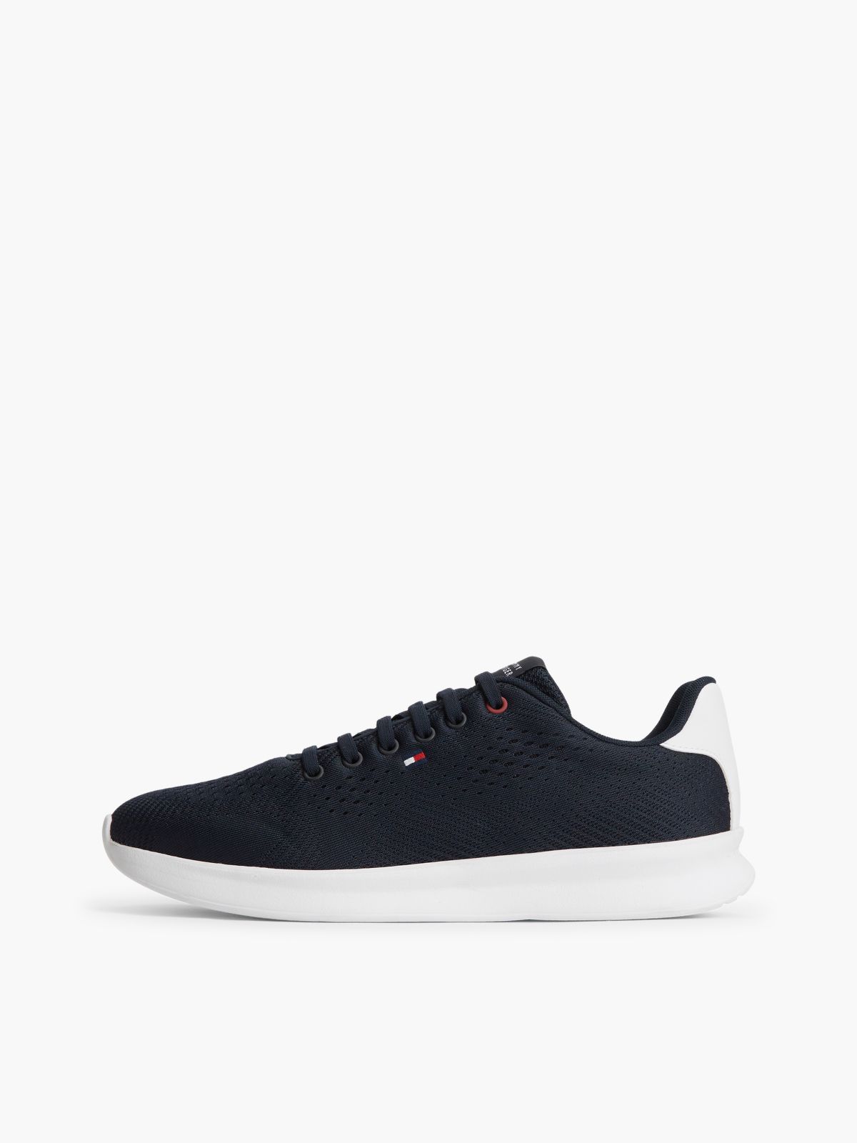 Lightweight Jacquard Knit Trainers — Blue
