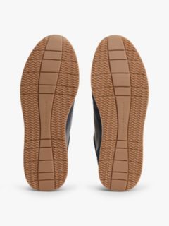 Suede Mixed Texture Trainers — Blue 5