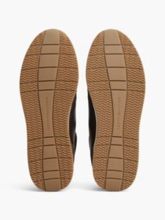 Suede Mixed Texture Trainers — Brown 5