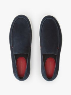 Lightweight Suede Loafers — Blue 3