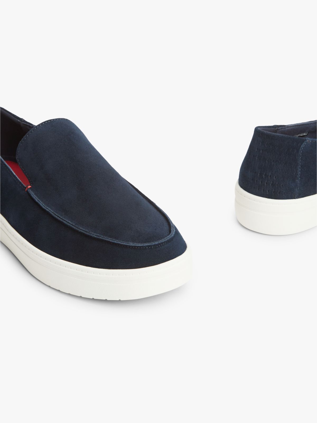 Lightweight Suede Loafers — Blue