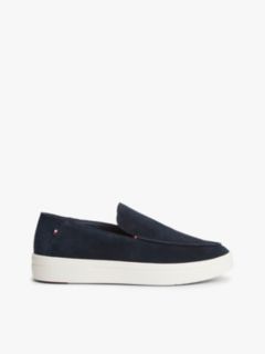 Lightweight Suede Loafers — Blue 1