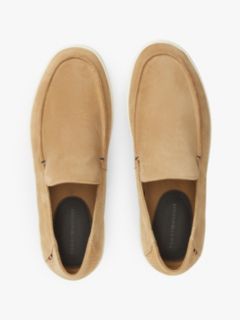 Lightweight Suede Loafers — Beige 3