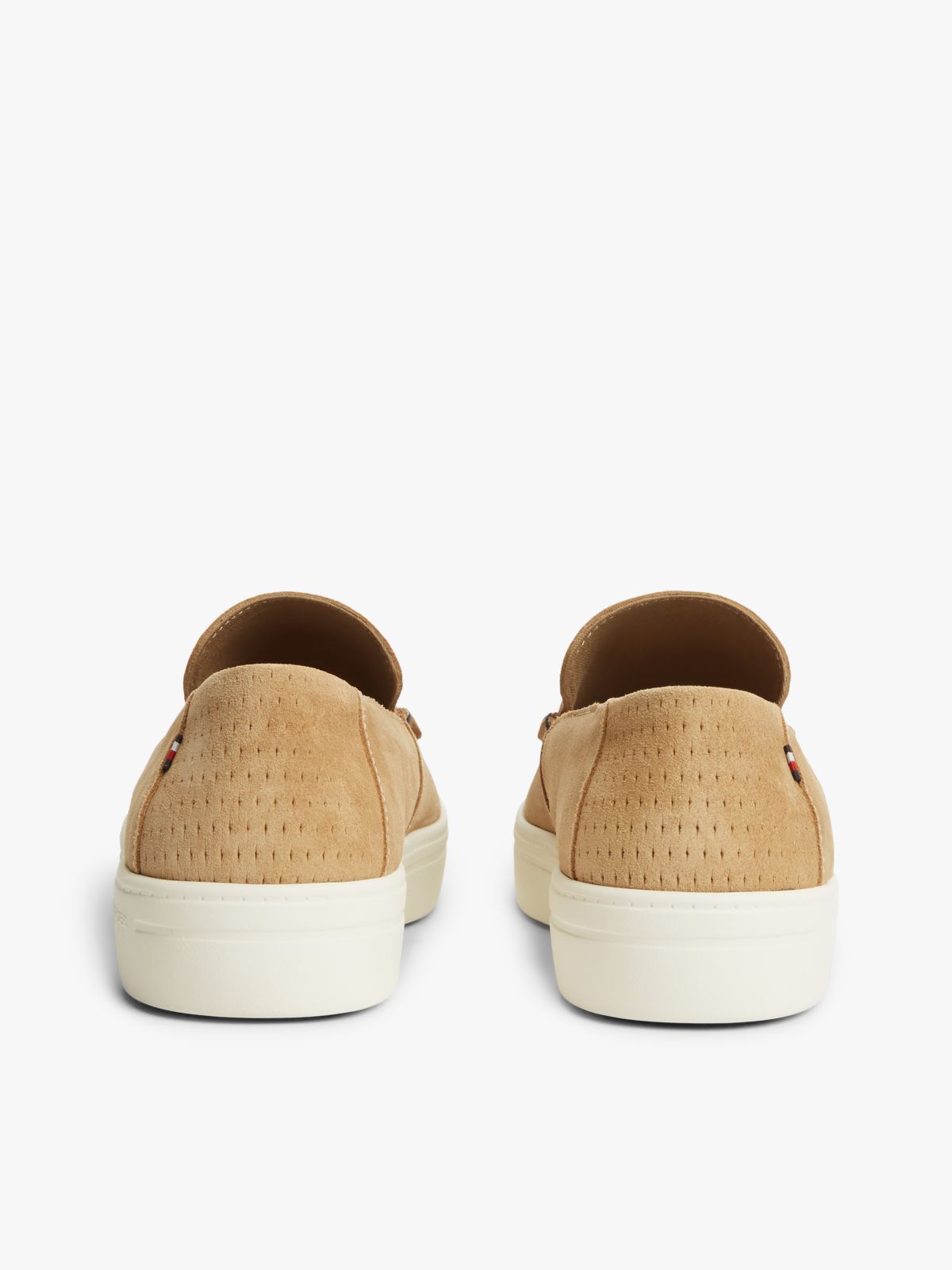 Lightweight Suede Loafers — Beige