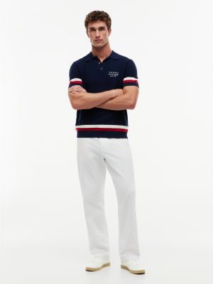 white luxe cutout leather trainers for men tommy hilfiger