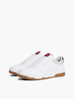 Logo Basketball Trainers With Leather — Blue 2