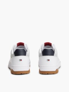 Logo Basketball Trainers With Leather — Blue 4