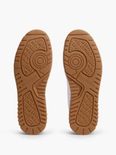 Logo Basketball Trainers With Leather — Blue 5