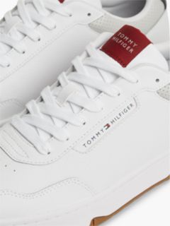 Logo Basketball Trainers With Leather — Blue 6