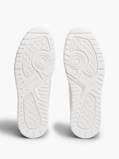 Logo Basketball Trainers With Leather — White 5