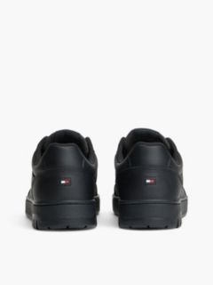 Logo Basketball Trainers With Leather — Black 4