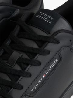 Logo Basketball Trainers With Leather — Black 6