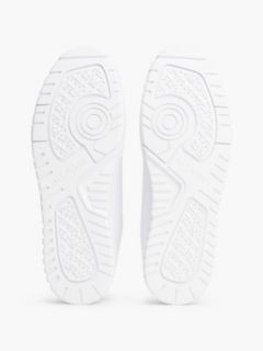 Logo Basketball Trainers With Leather — White 5