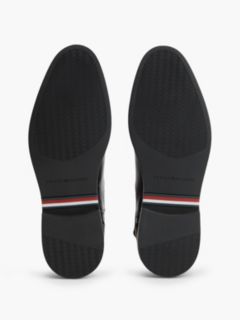 Leather Rubberised Flag Chelsea Boots — Black 5