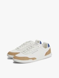 Mixed Texture Low Profile Cupsole Trainers — Multi 2
