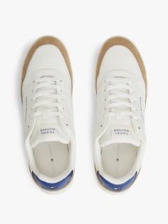 Mixed Texture Low Profile Cupsole Trainers — Multi 3