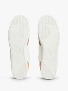 Mixed Texture Low Profile Cupsole Trainers — Multi 5