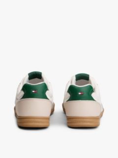 Low Profile Cupsole Trainers With Leather — Multi 4