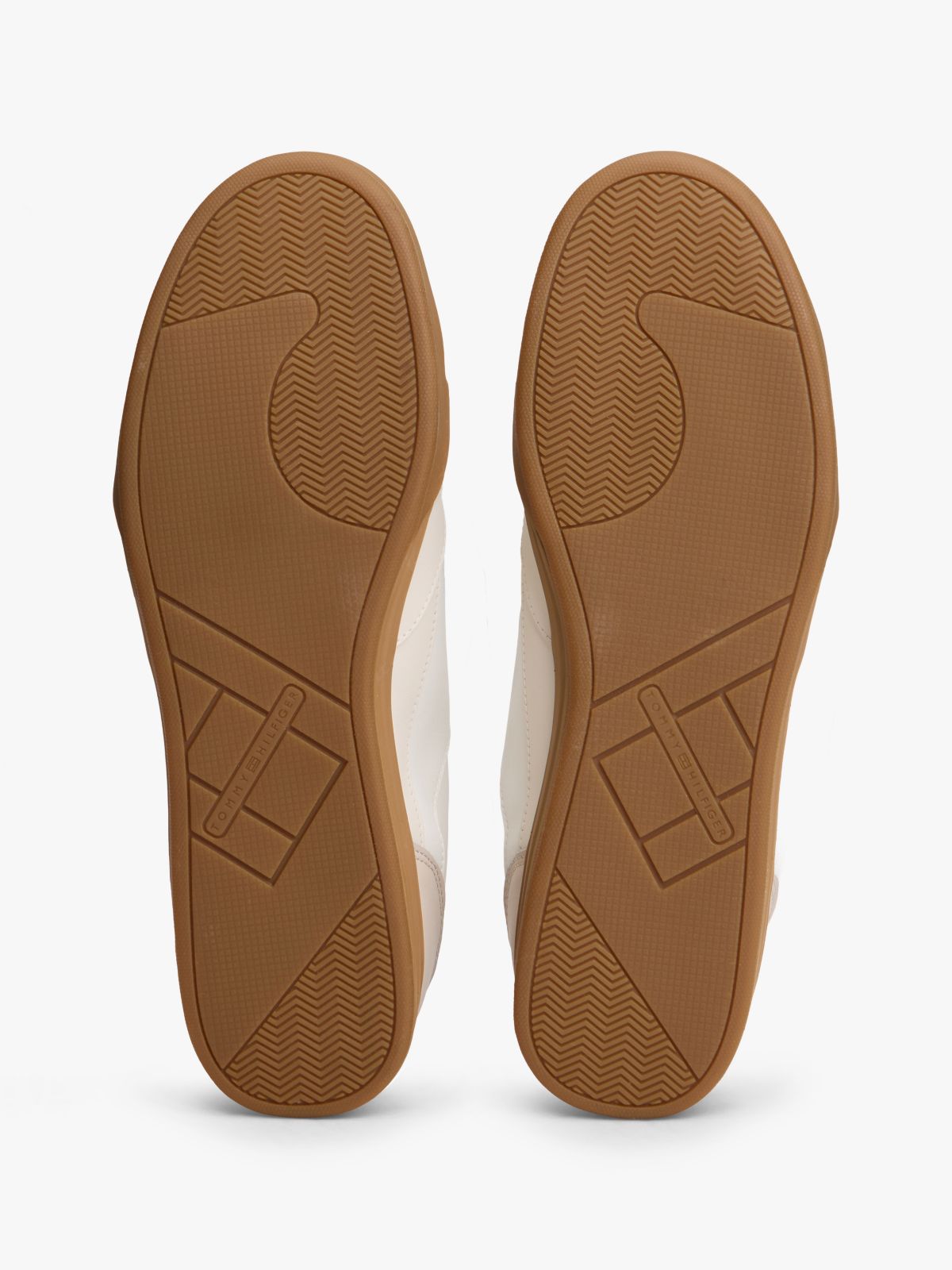 Low Profile Cupsole Trainers With Leather — Multi