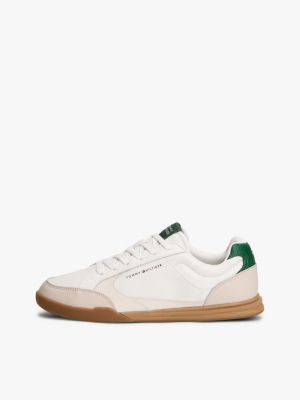 multi cupsole-sneaker mit leder und niedrigem profil für herren - tommy hilfiger