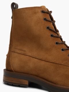 Suede Cleat Lace-Up Boots — Brown 6