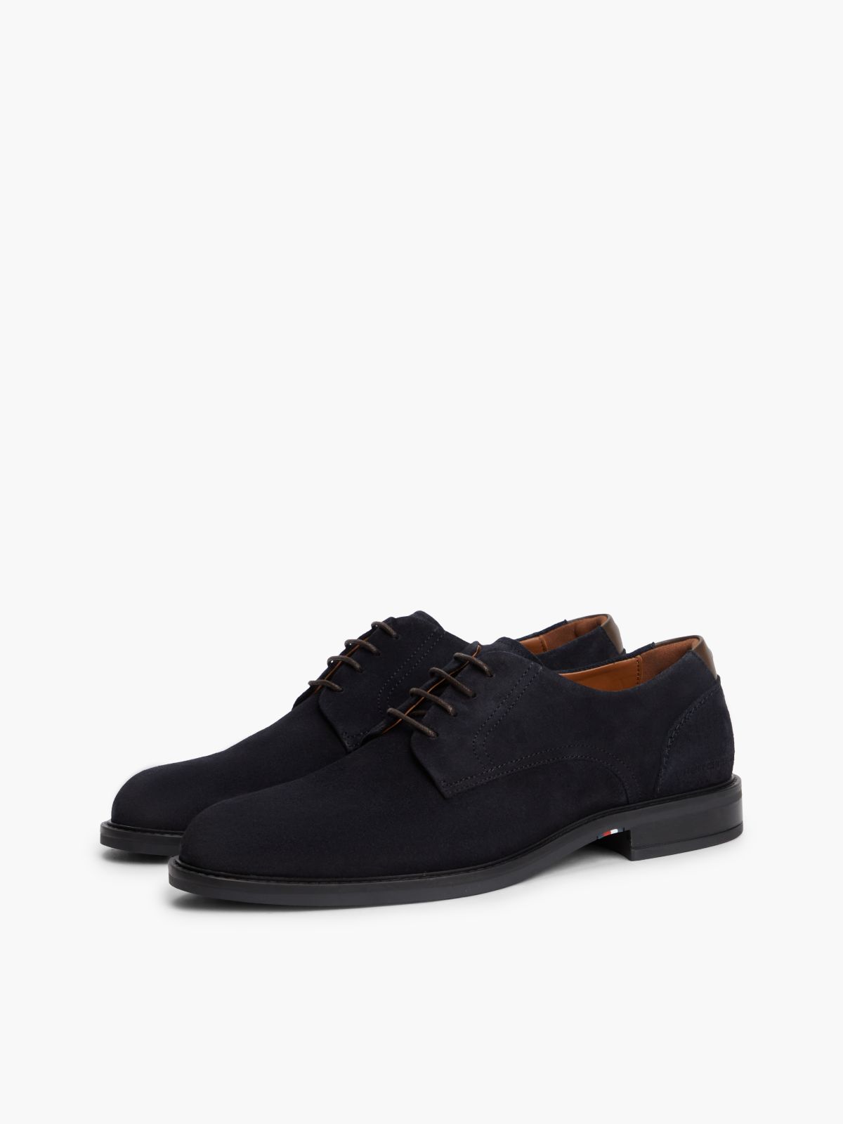 Suede Derby Shoes — Blue