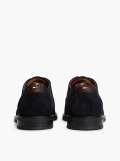 Suede Derby Shoes — Blue 4