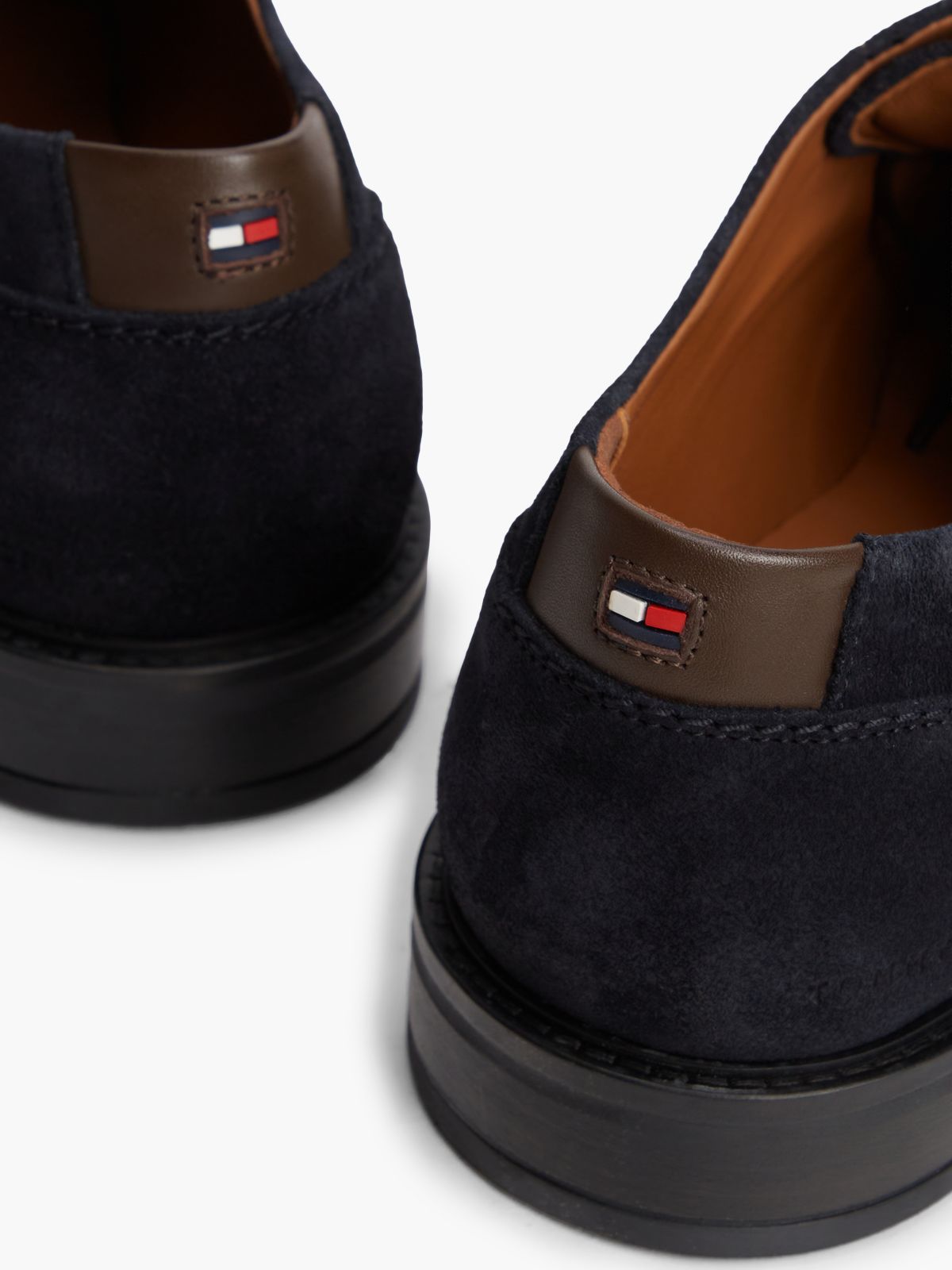Suede Derby Shoes — Blue