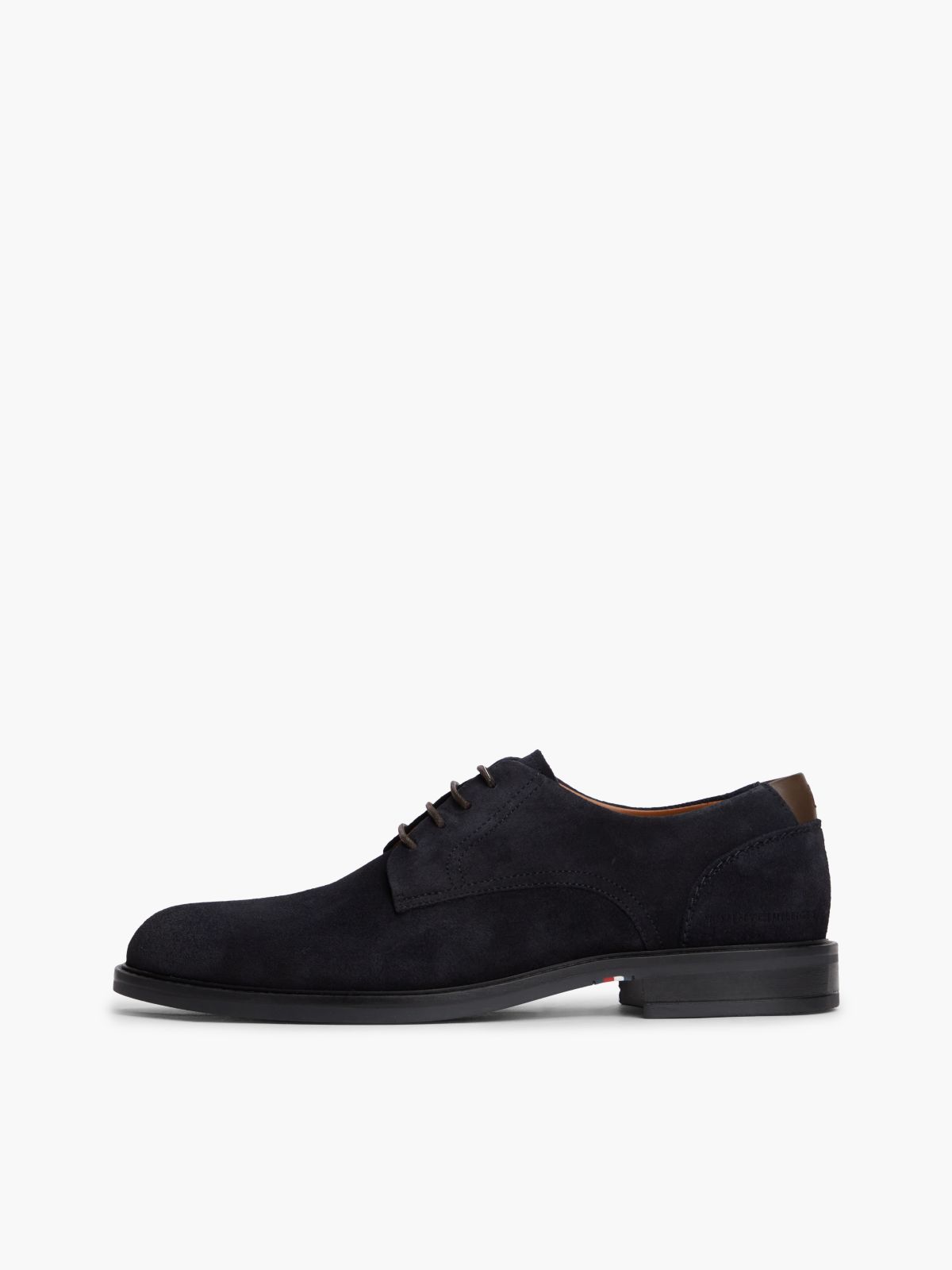 Suede Derby Shoes — Blue