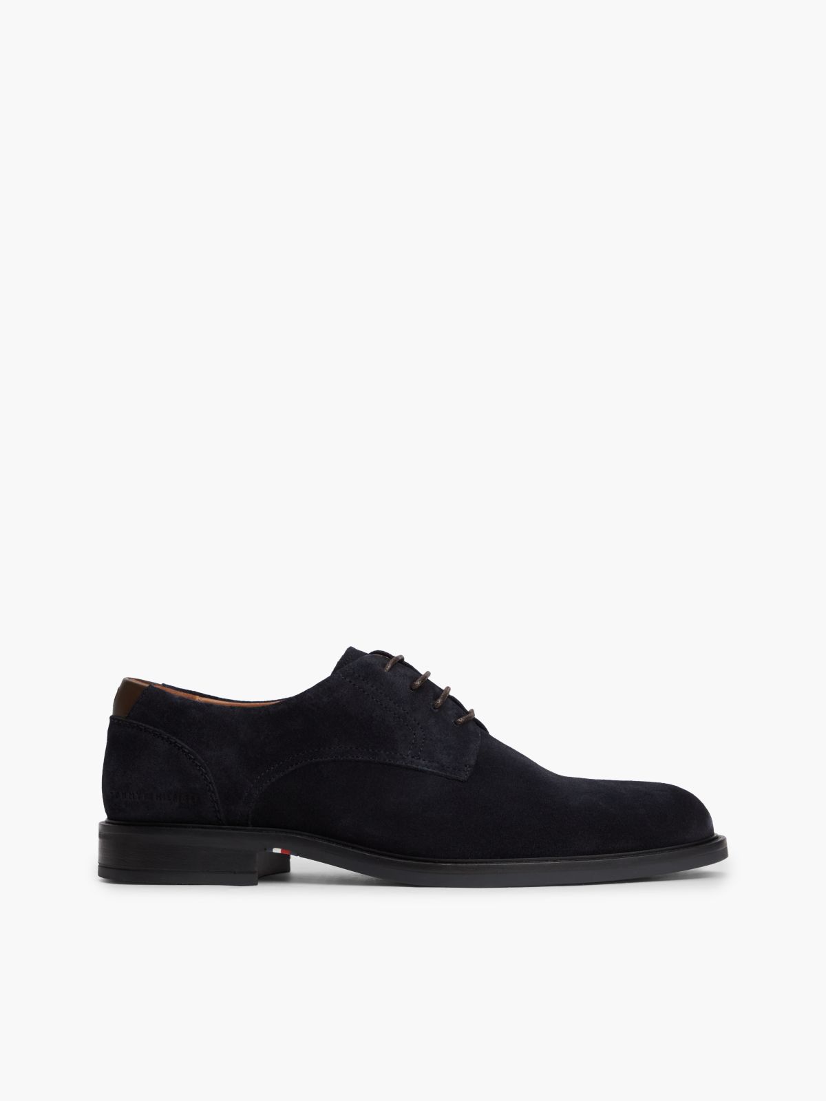 Suede Derby Shoes — Blue