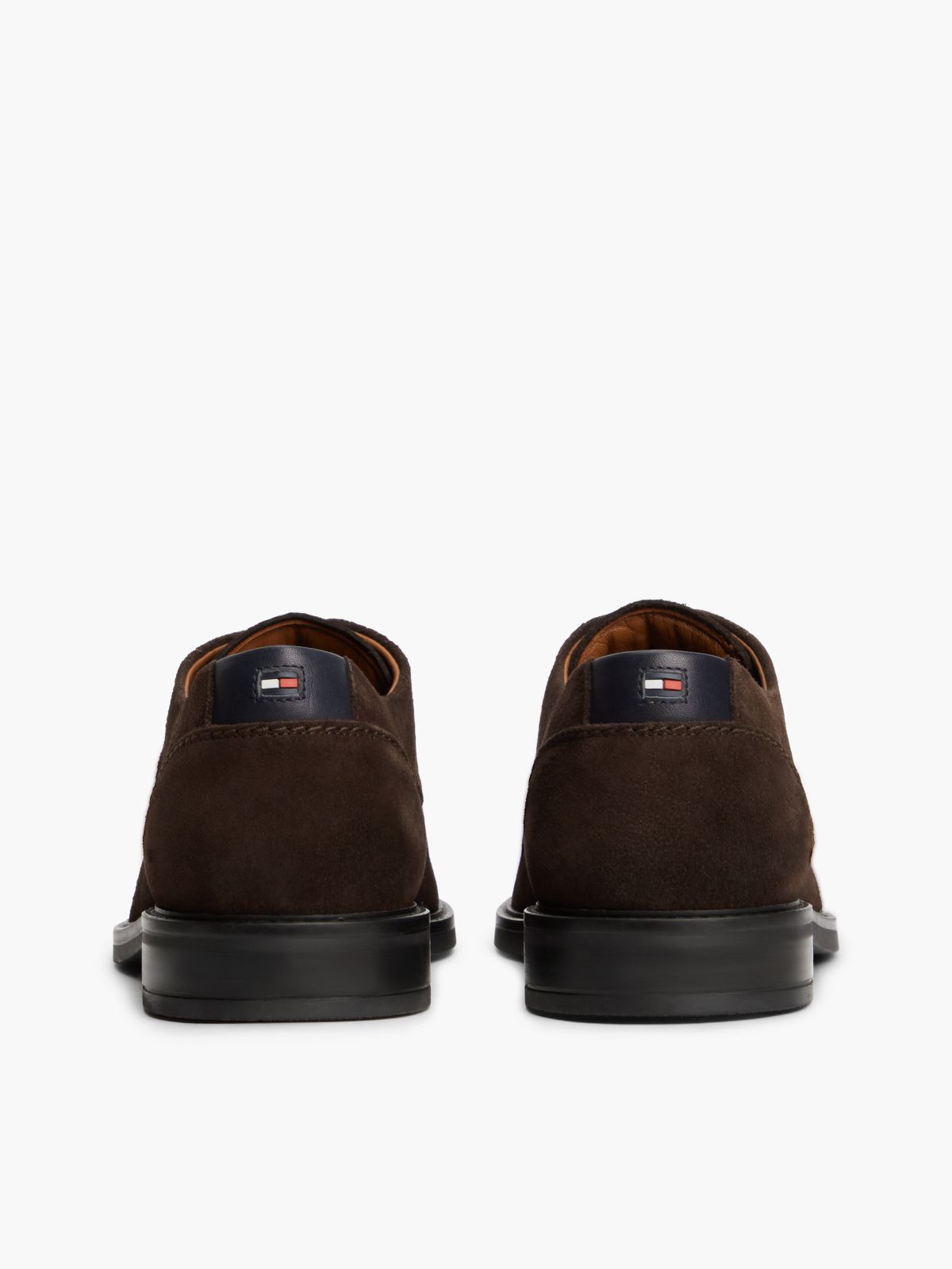 Suede Derby Shoes — Brown
