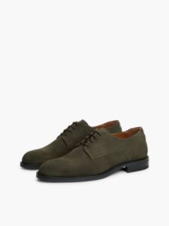 Suede Derby Shoes — Khaki 2