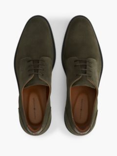 Suede Derby Shoes — Khaki 3