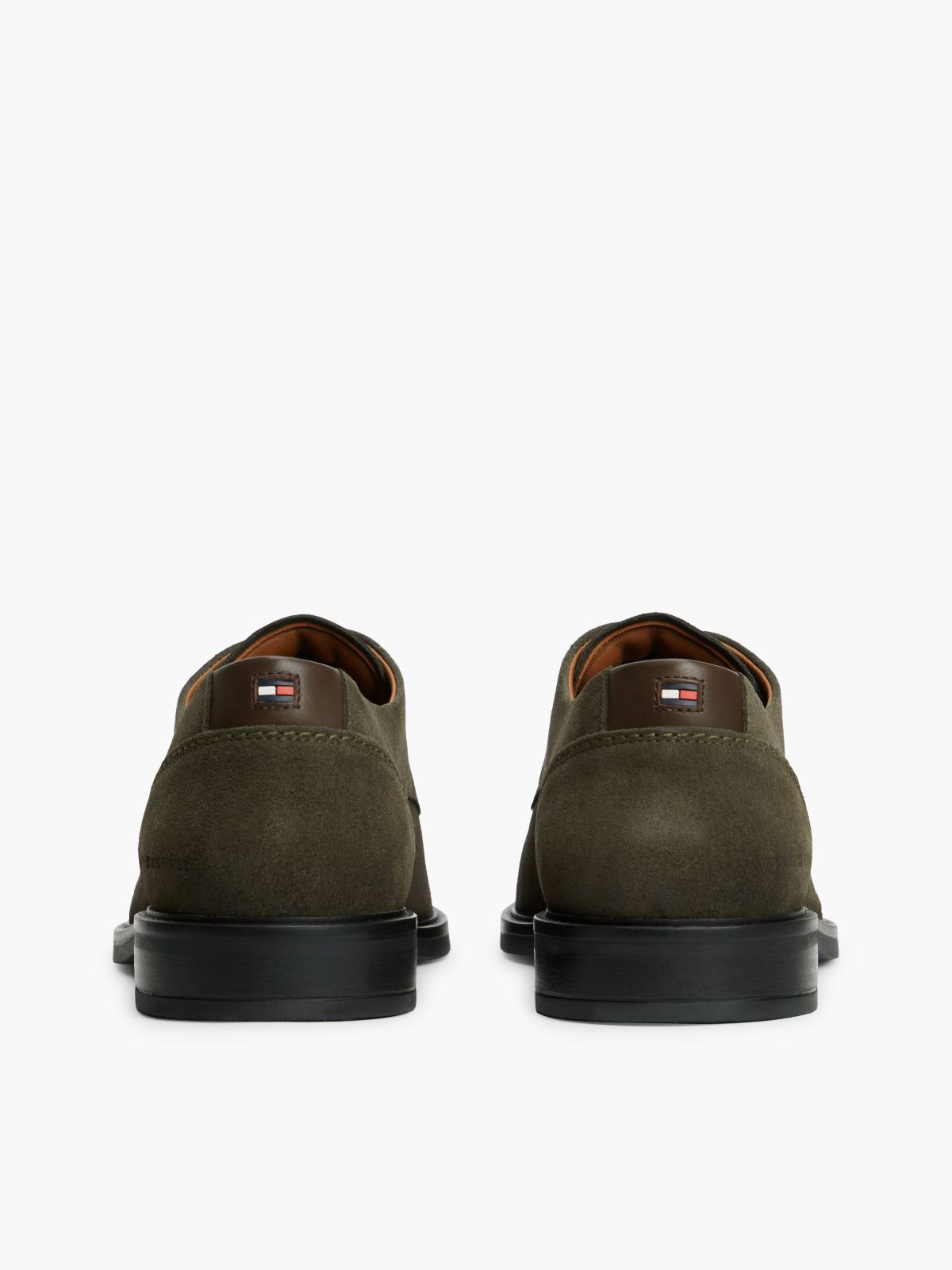 Suede Derby Shoes — Khaki