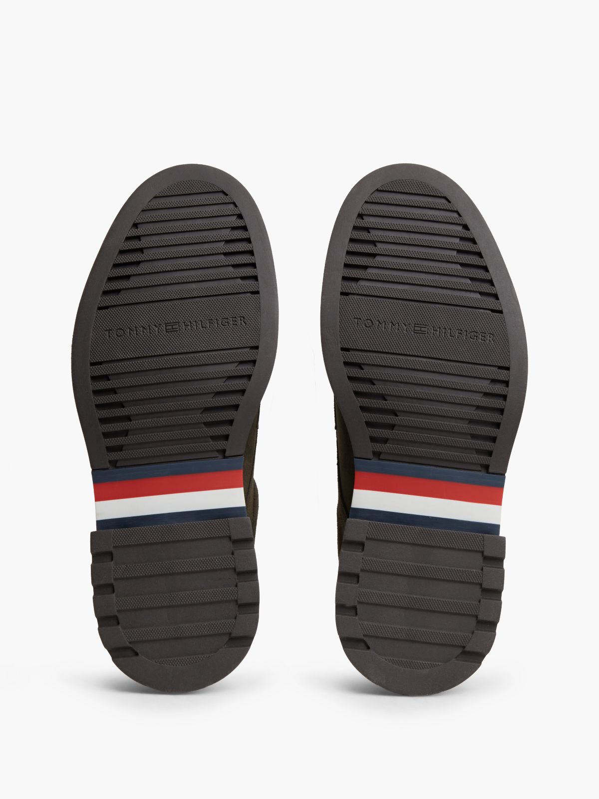 Suede Lace-Up Derby Shoes — Khaki