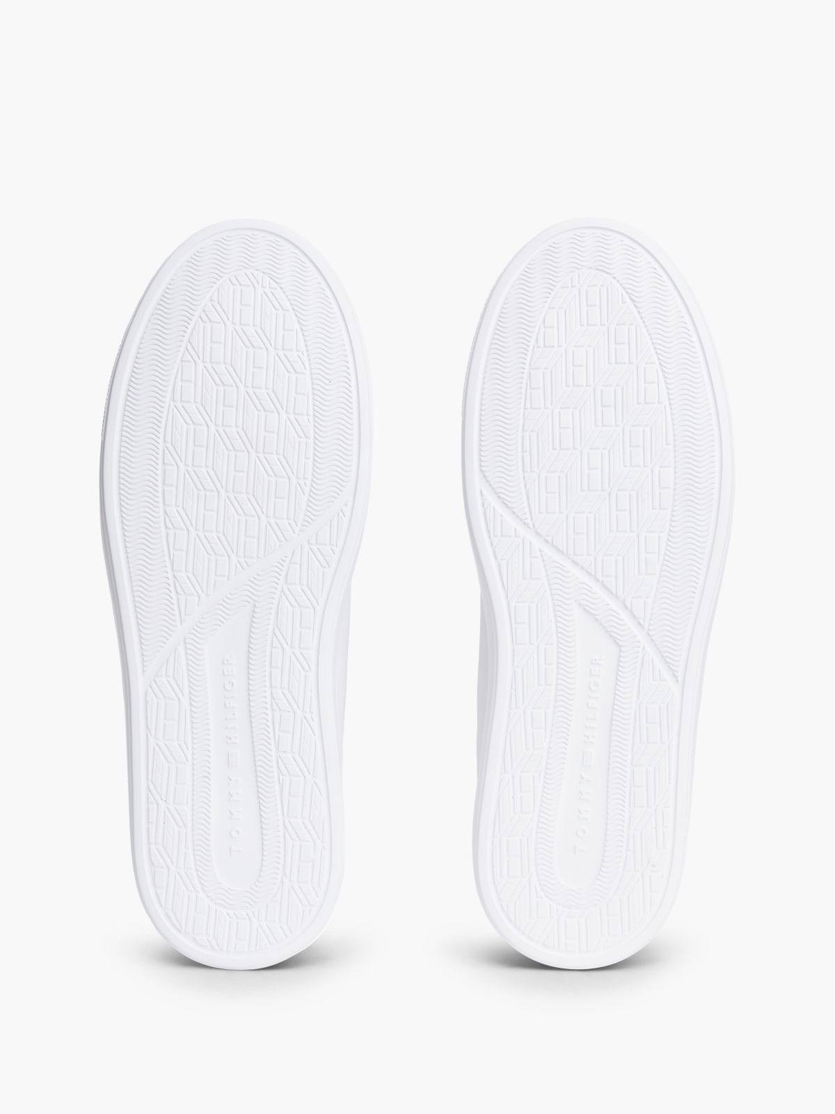 Leather Lightweight Court Trainers — Blue