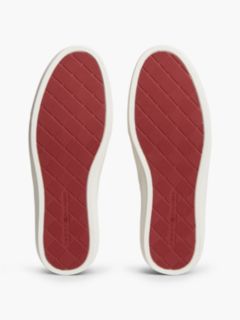 New York Label Leather Cupsole Trainers — Brown 5